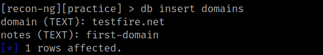 recon-ng domain insert