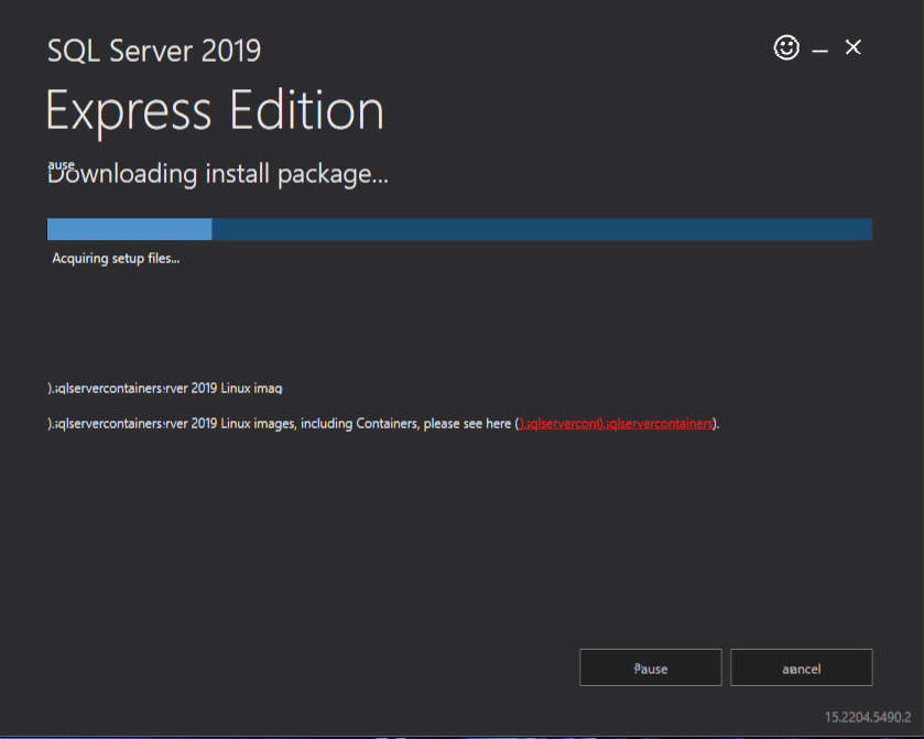 mysql express edition server