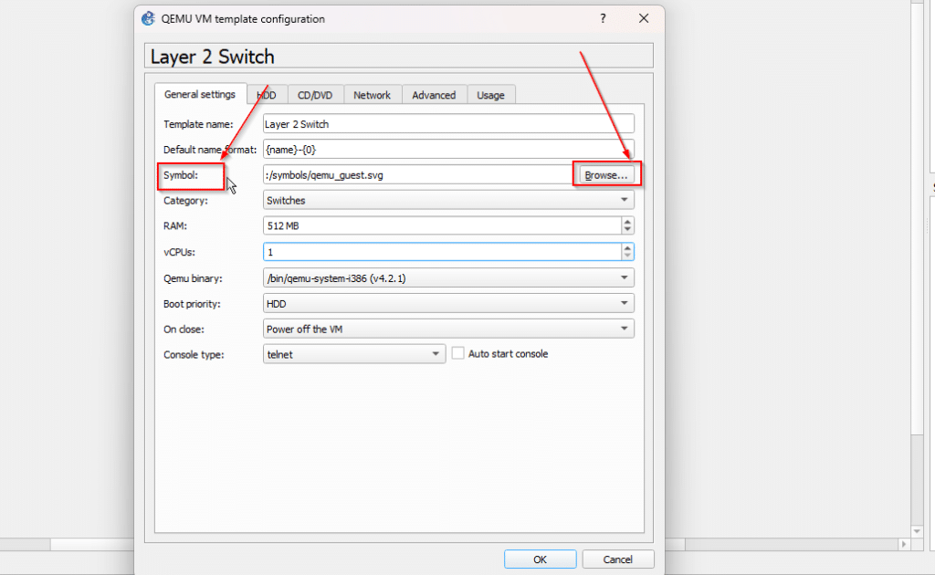 How to use L2 Switch in GNS3 for additional security features