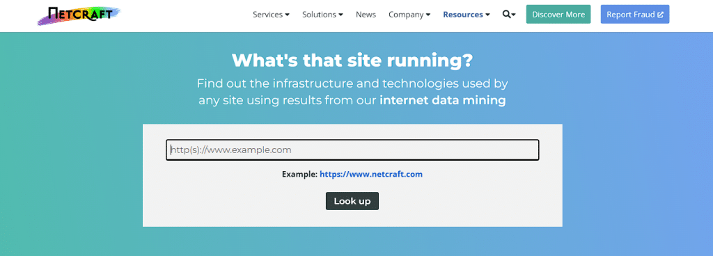 netcraft tool