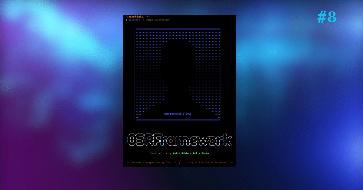 How to use OSRFramework for performing Footprinting