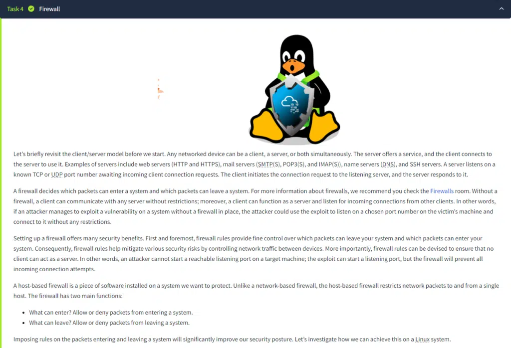 TryHackMe Walkthrough: Linux System Hardening TryHackMe Walkthrough: Linux System Hardening 4