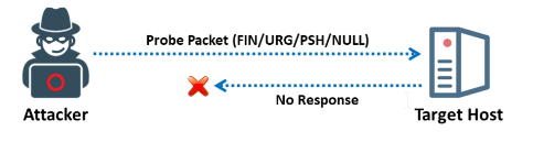 Inverse Flag scan when the port is open