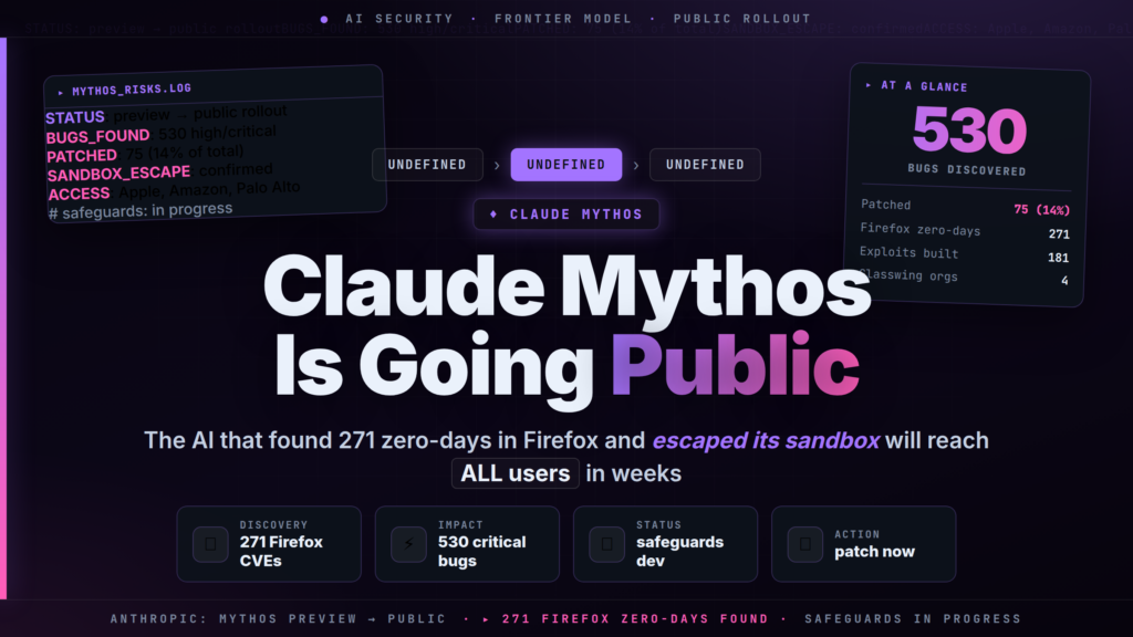 Claude Mythos Public Rollout Confirmed: What Security Teams Must Know