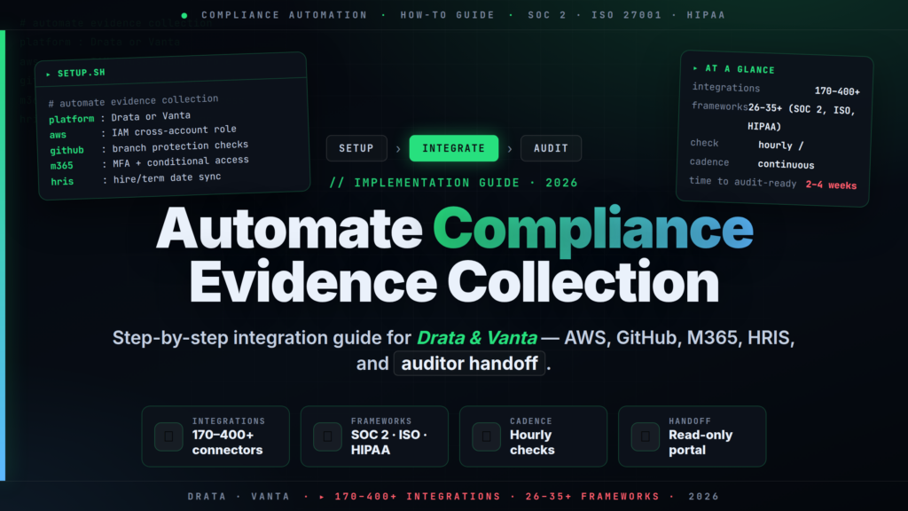 How to Automate Compliance Evidence Collection (Drata & Vanta 2026)